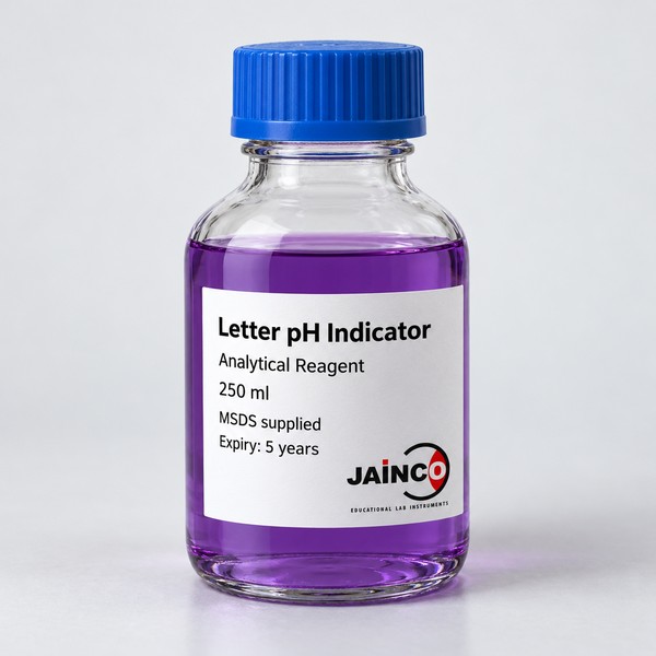 Letter pH Indicator